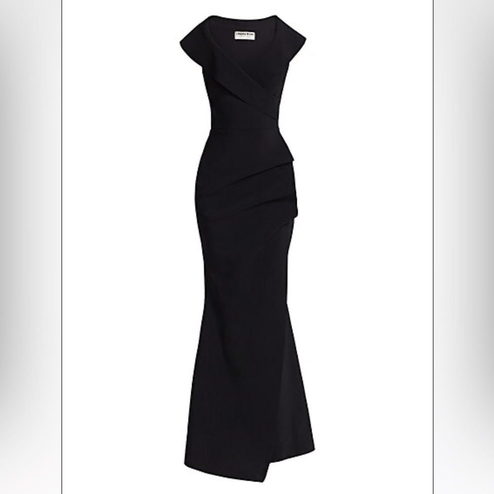 Chiara Boni Cocoon Collar Trumpet Dress size 4